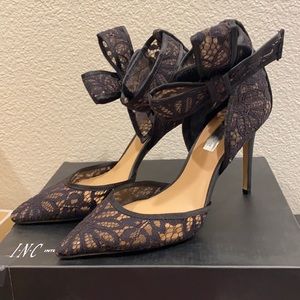 INC Kaiaa Black Lace Size 8.5
